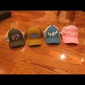 Patagonia and Yeti Trucker Hats